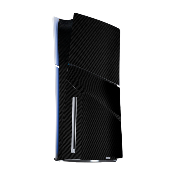 Fibra Carbono Negro Skin Playstation 5 Slim