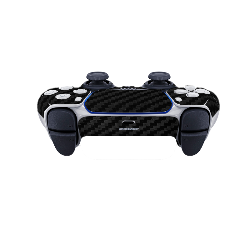 Fibra Carbono Negro Skin Playstation 5 Slim