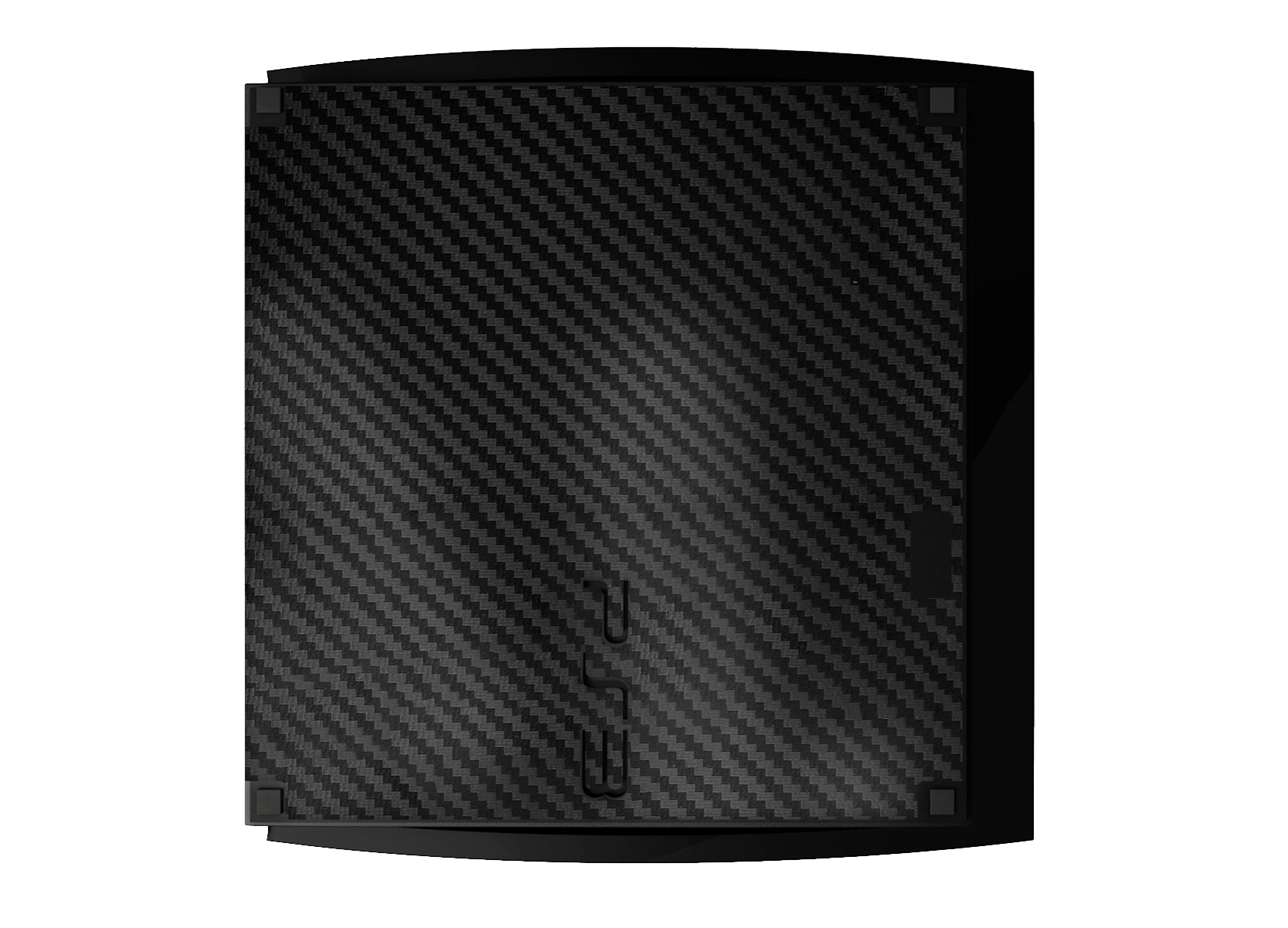 Fibra Carbono Negro Skin Playstation 3 Slim