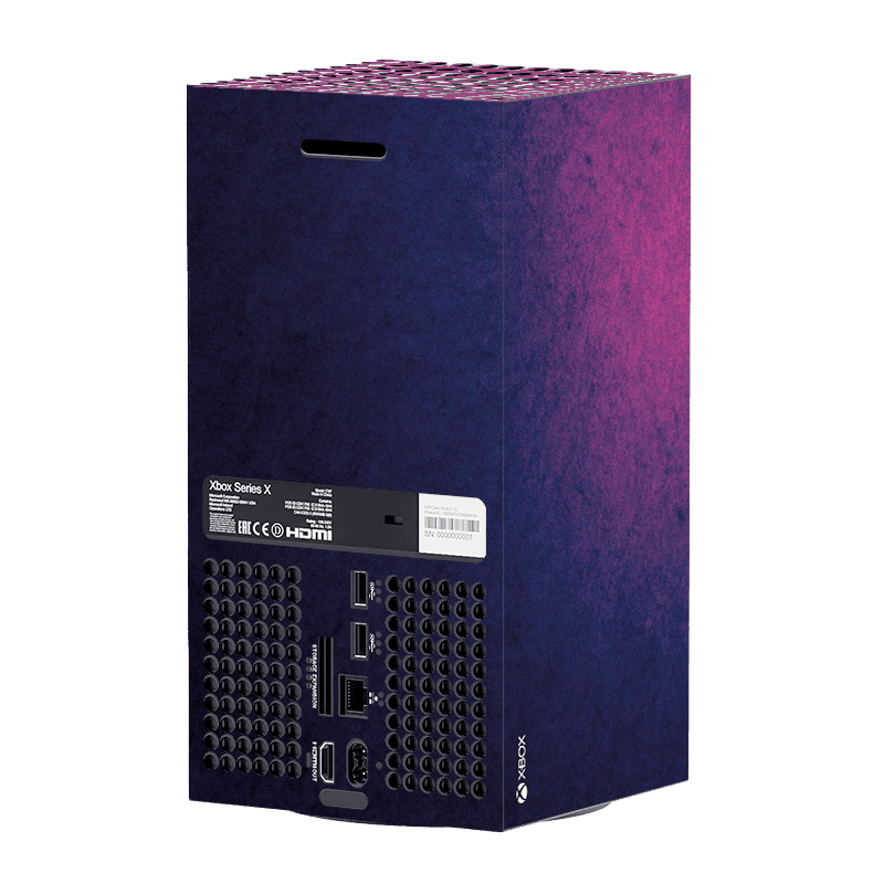 Purple Xbox Series X Skin Xonebrand