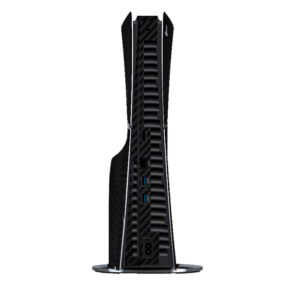 Fibra Carbono Negro Skin Playstation 5 Slim