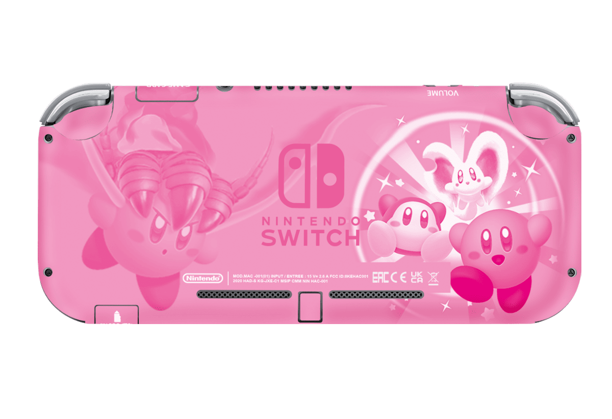 Kirby Skin Nintendo Switch Lite Xonebrand