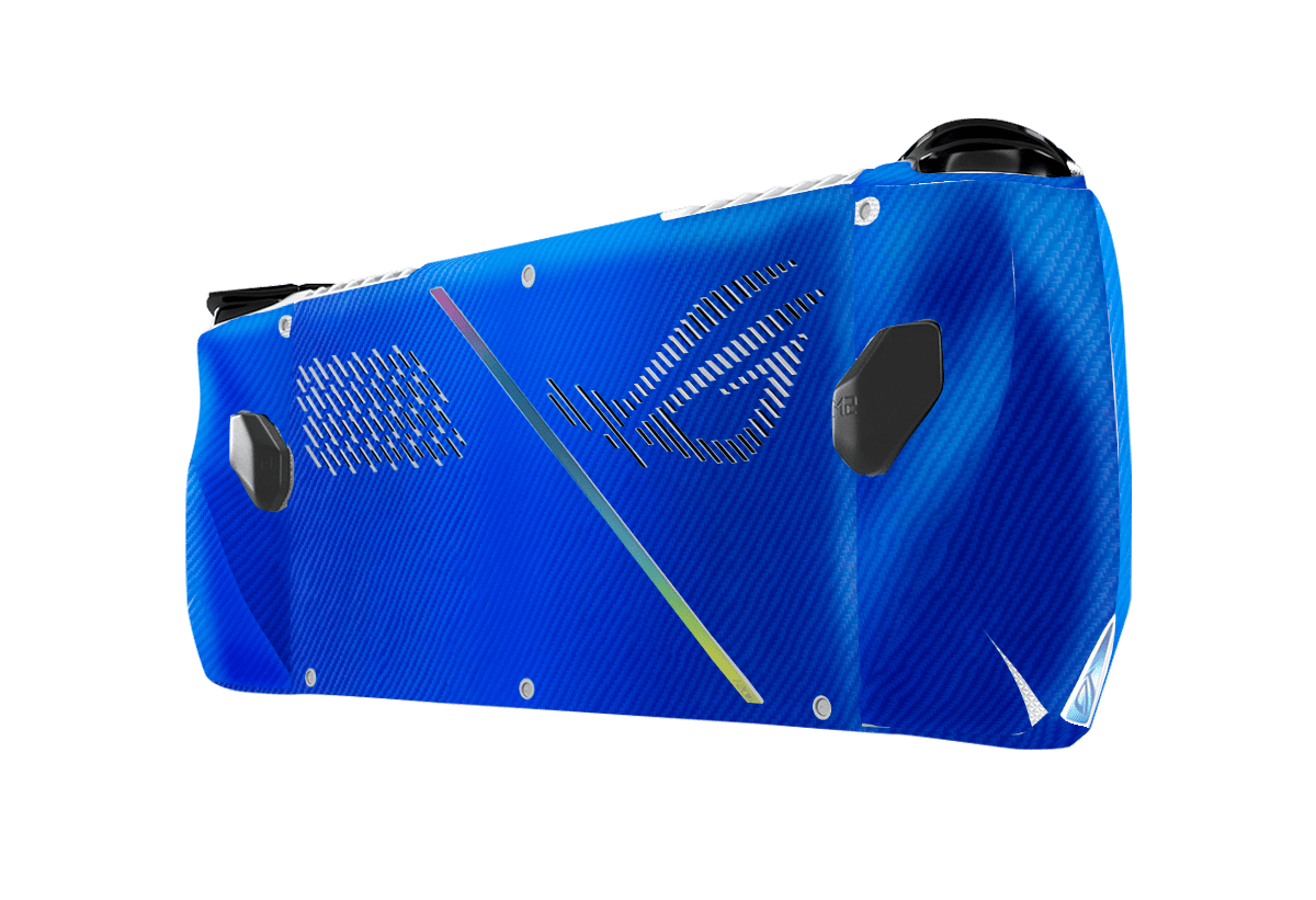 Fibra Carbono Azul Skin Asus Rog Ally
