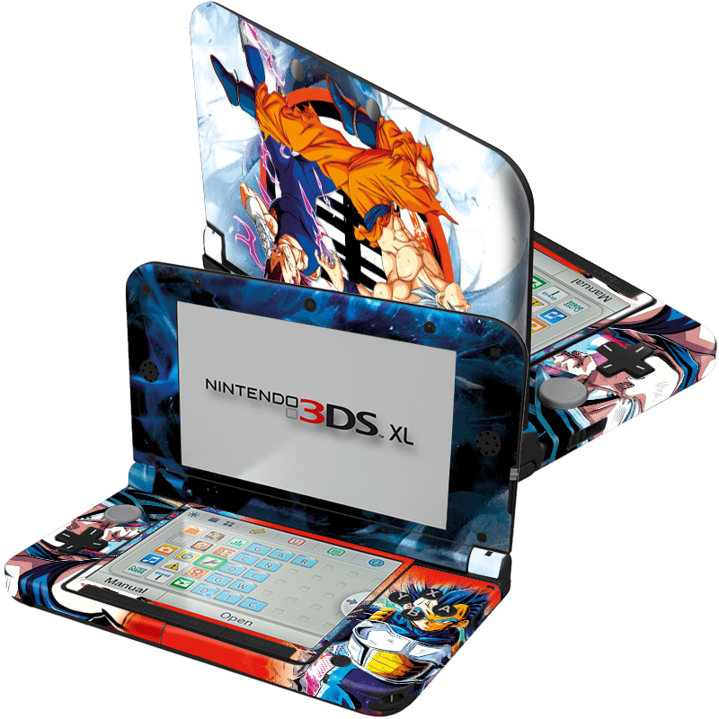 Dragon Ball Goku & Vegeta Nintendo 3DS XL 2015 Skin