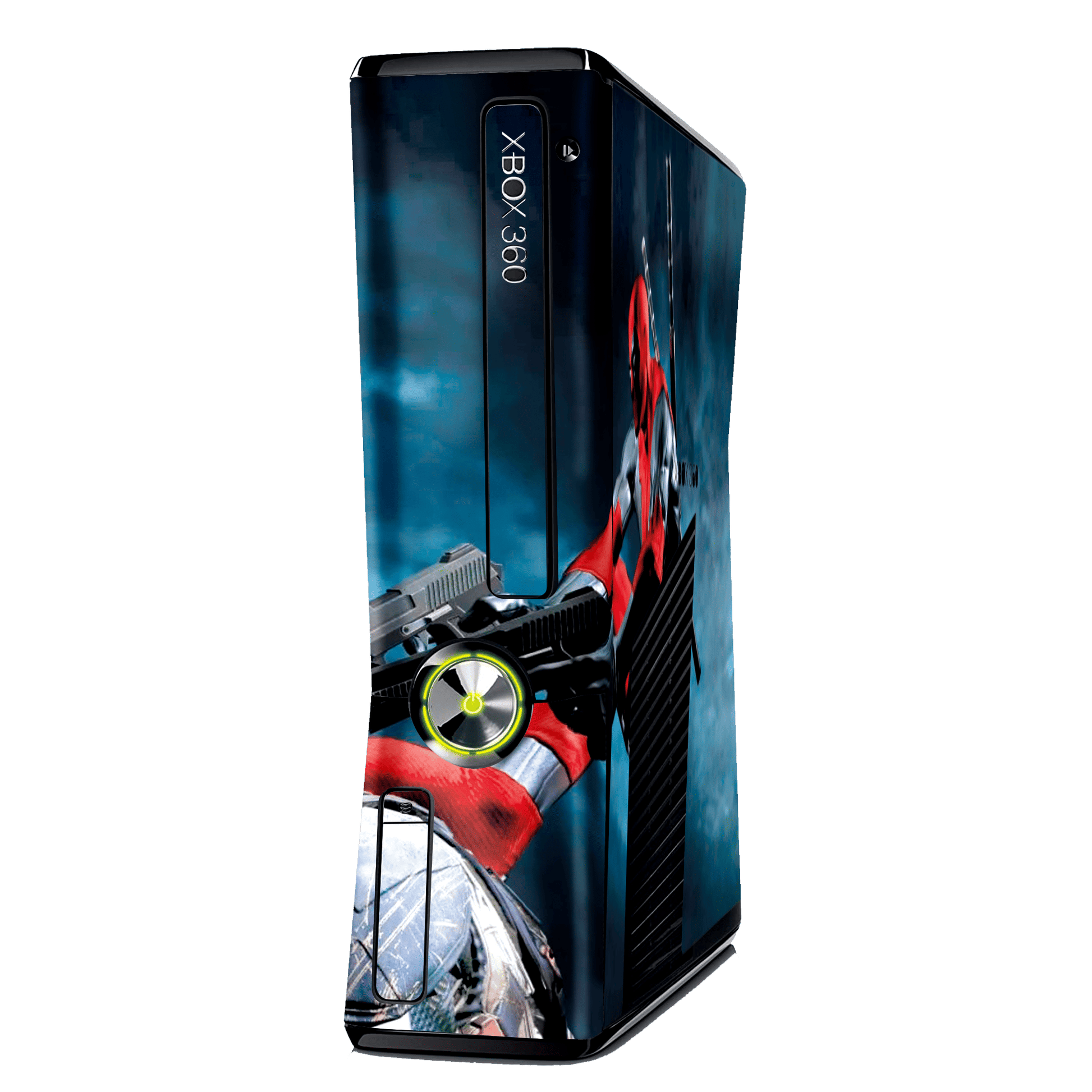 Deadpool Xbox 360 Slim Bundle Skin