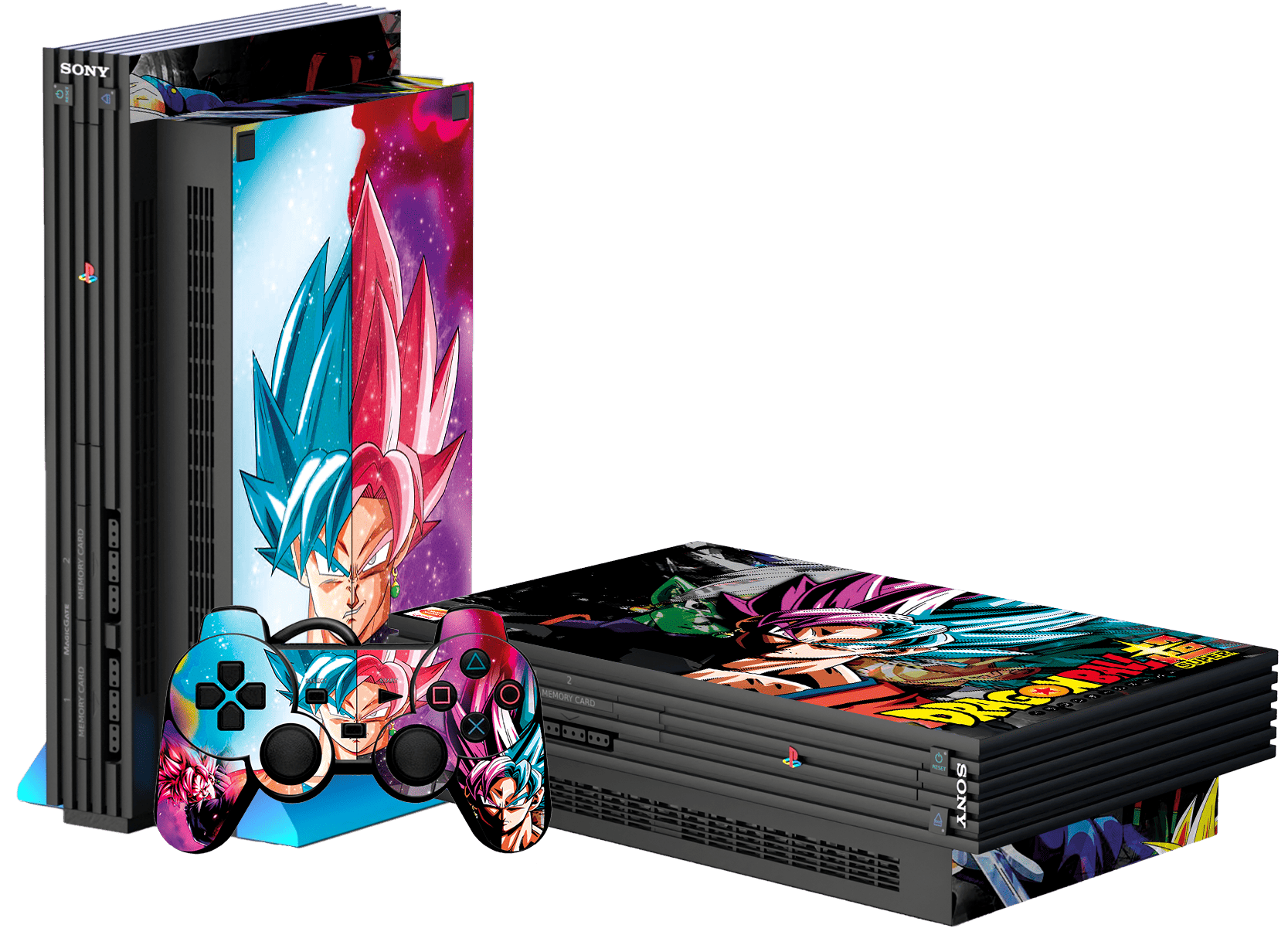 Dragon Ball Goku Super PS2 Fat Bundle Skin