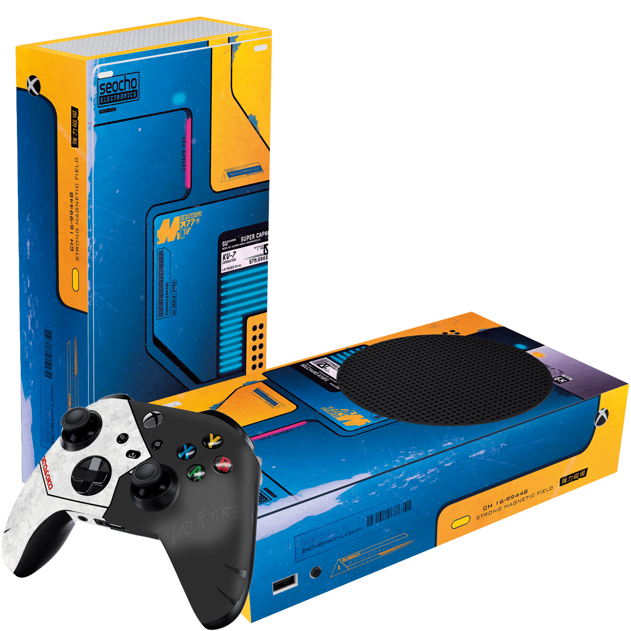 Cyberpunk Skin Xbox Series S Xonebrand