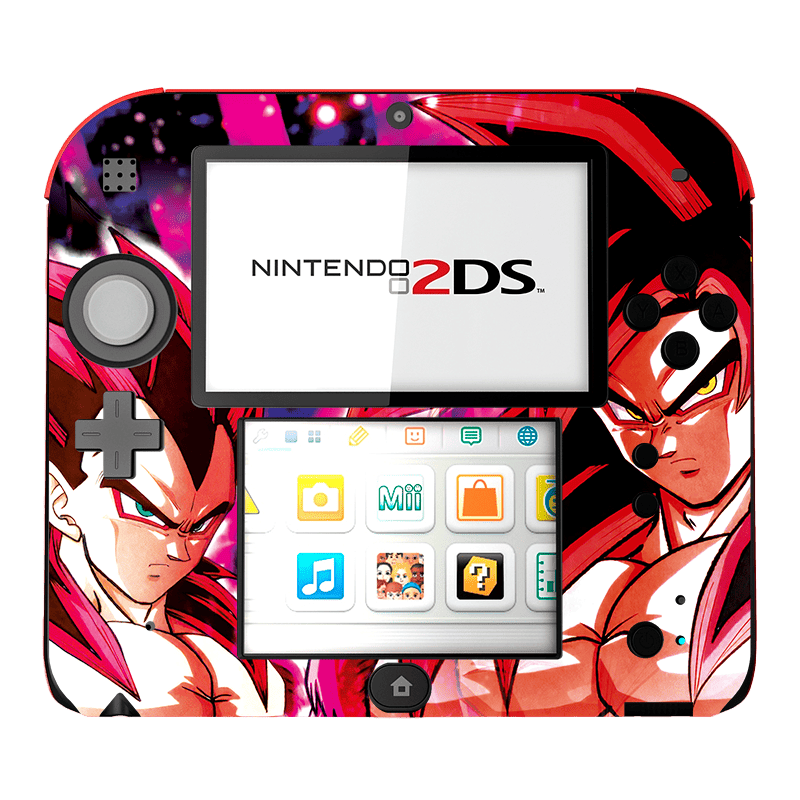 Dragon Ball Goku & Vegeta Nintendo 2DS Skin