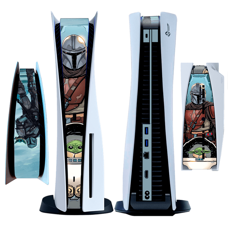 Star Wars Mandalorian Central PS5 Bundle Skin