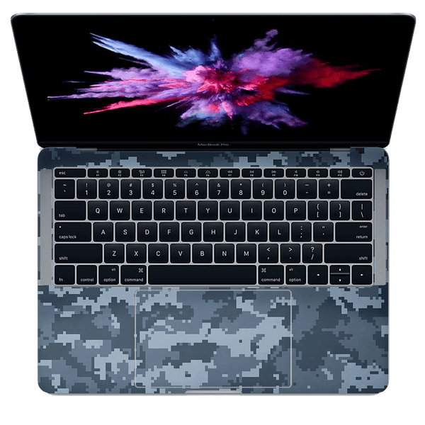 Camuflado Azul Skin Mackbook Pro 15