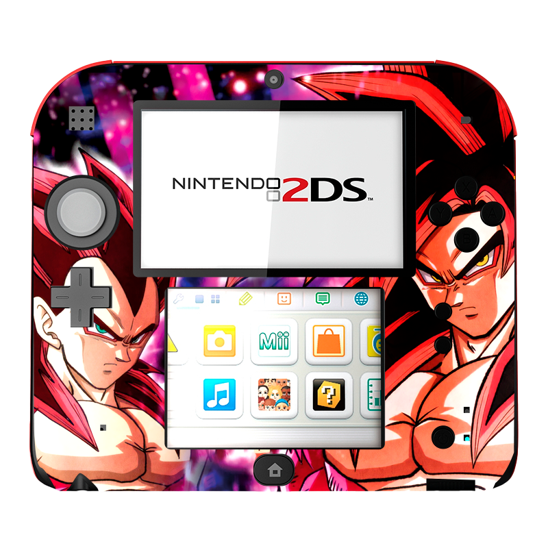 Dragon Ball Goku & Vegeta Nintendo 2DS Skin