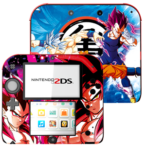 Dragon Ball Goku & Vegeta Nintendo 2DS Skin