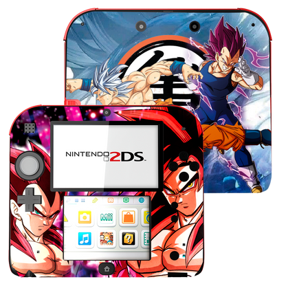 Dragon Ball Goku & Vegeta Nintendo 2DS Skin