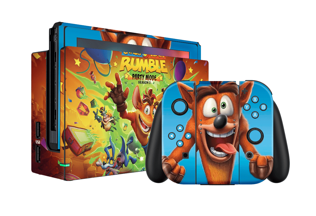 Crash Team Skin Nintendo Switch (2017) Xonebrand