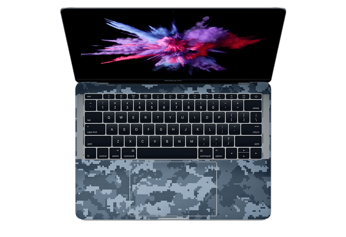 Camouflage Navy Apple MacBook Pro Skin