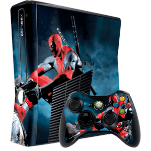 Deadpool Xbox 360 Slim Bundle Skin