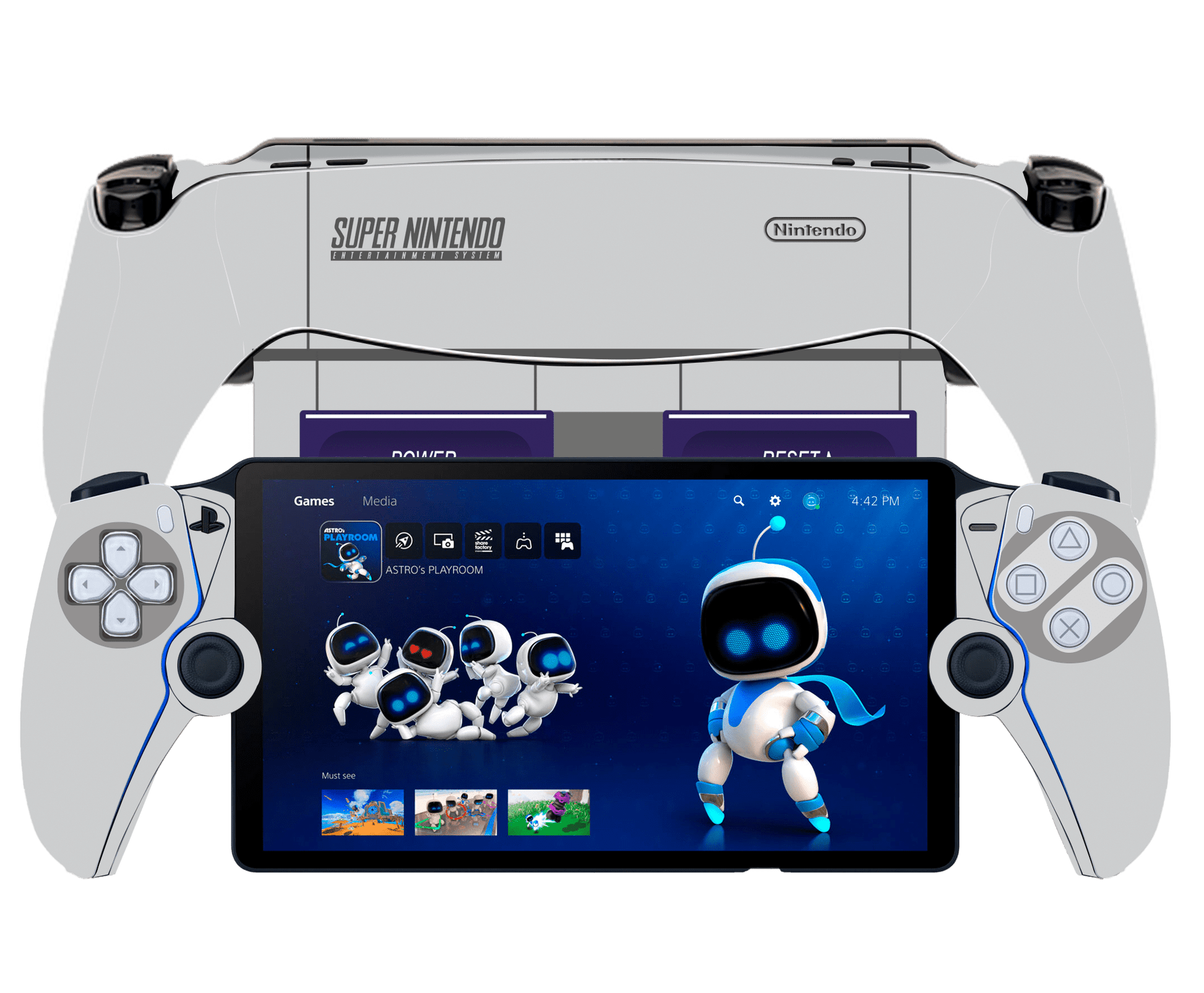 Edición NES PS Portal Remote Player Skin