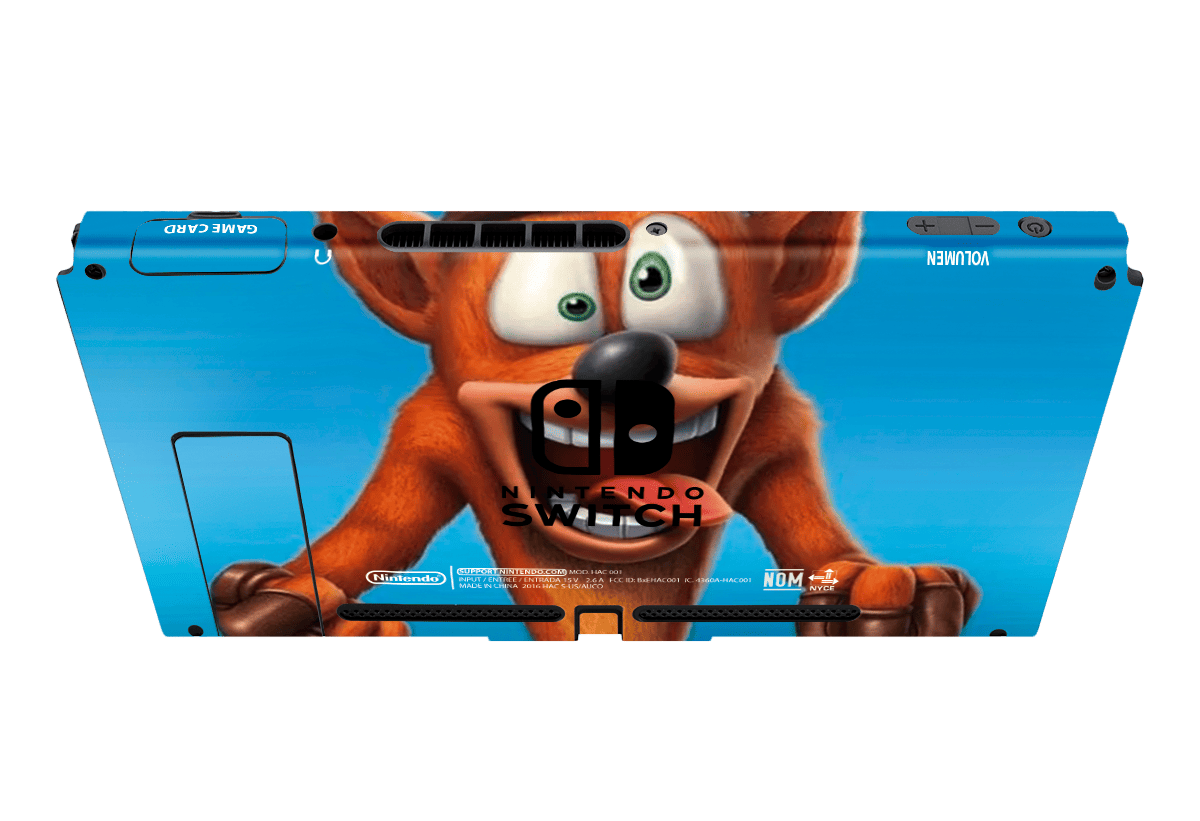 Crash Team Skin Nintendo Switch (2017) Xonebrand
