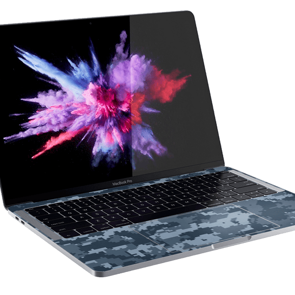 Camuflado Azul Skin Mackbook Pro 15