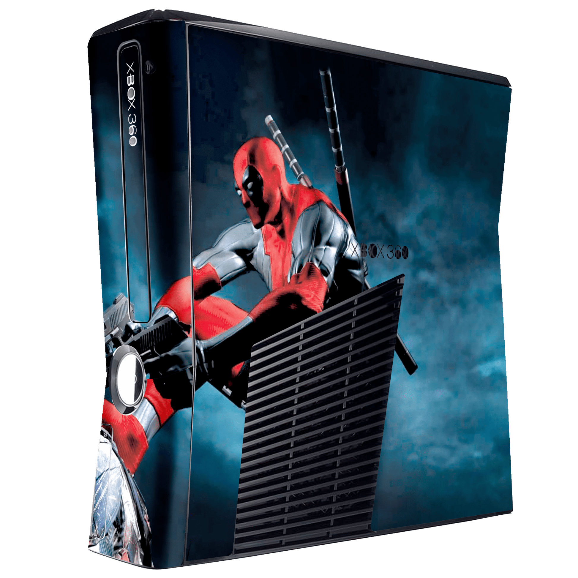 Deadpool Xbox 360 Slim Bundle Skin