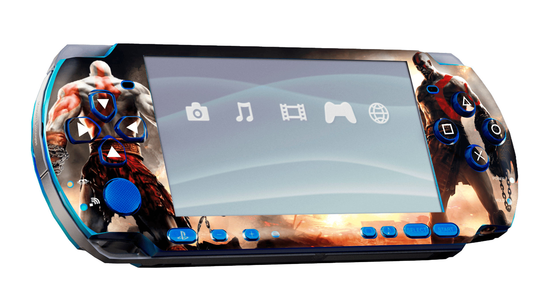 God of War Skin Playstation Portable (PSP) Xonebrand
