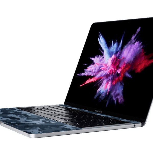 Camuflado Azul Skin Mackbook Pro 15