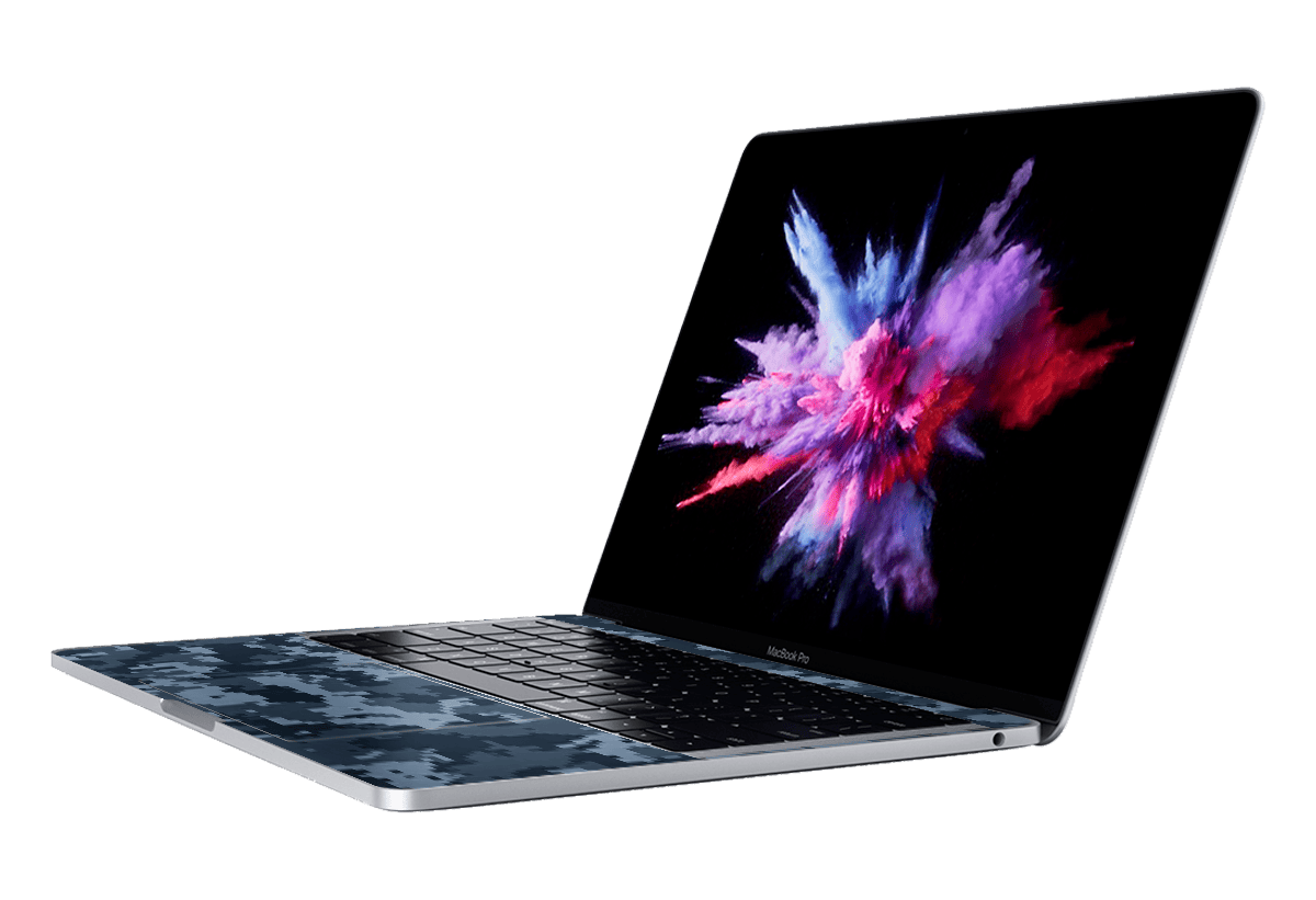 Camuflado Azul Skin Mackbook Pro 15"