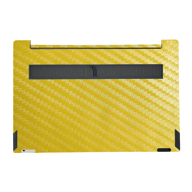 Carbon Fiber Yellow Lenovo IdeaPad 14-inch Skin