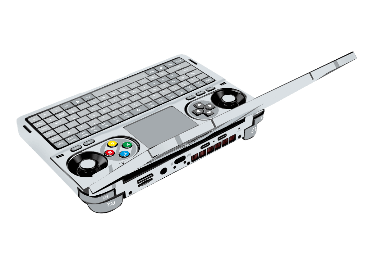 Famicom GPD Win Mini 2023 Skin Xonebrand