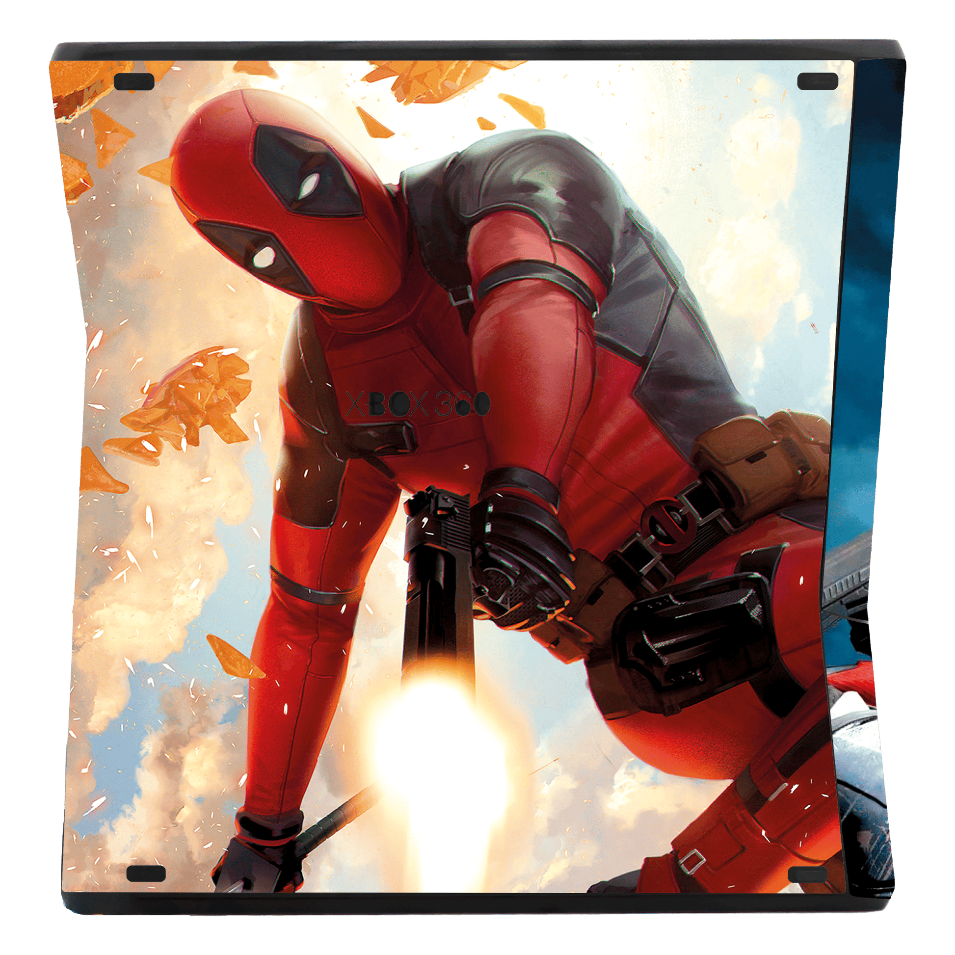 Deadpool Xbox 360 Slim Bundle Skin