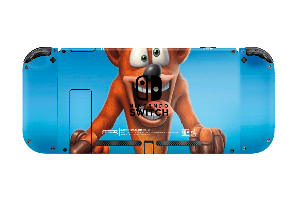 Crash Team Skin Nintendo Switch (2017) Xonebrand