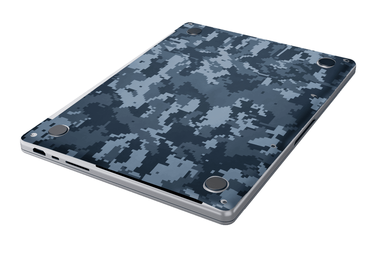Camuflado Azul Skin Mackbook Pro 15"