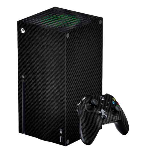 Fibra Carbono Negro Skin Xbox Series X