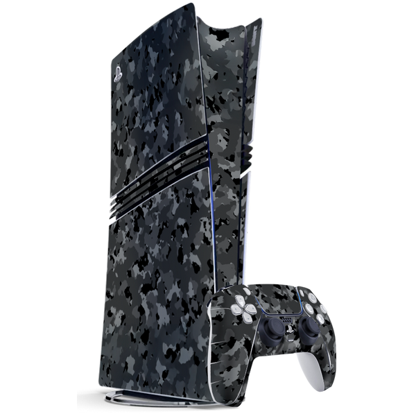 Camuflado Negro Skin Playstation 5 Pro Xonebrand