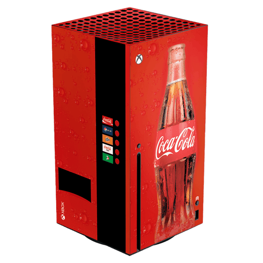 Coca-Cola Style Xbox Series X Skin Xonebrand