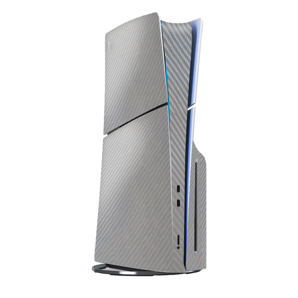 Fibra Carbono Gris Skin Playstation 5 Slim