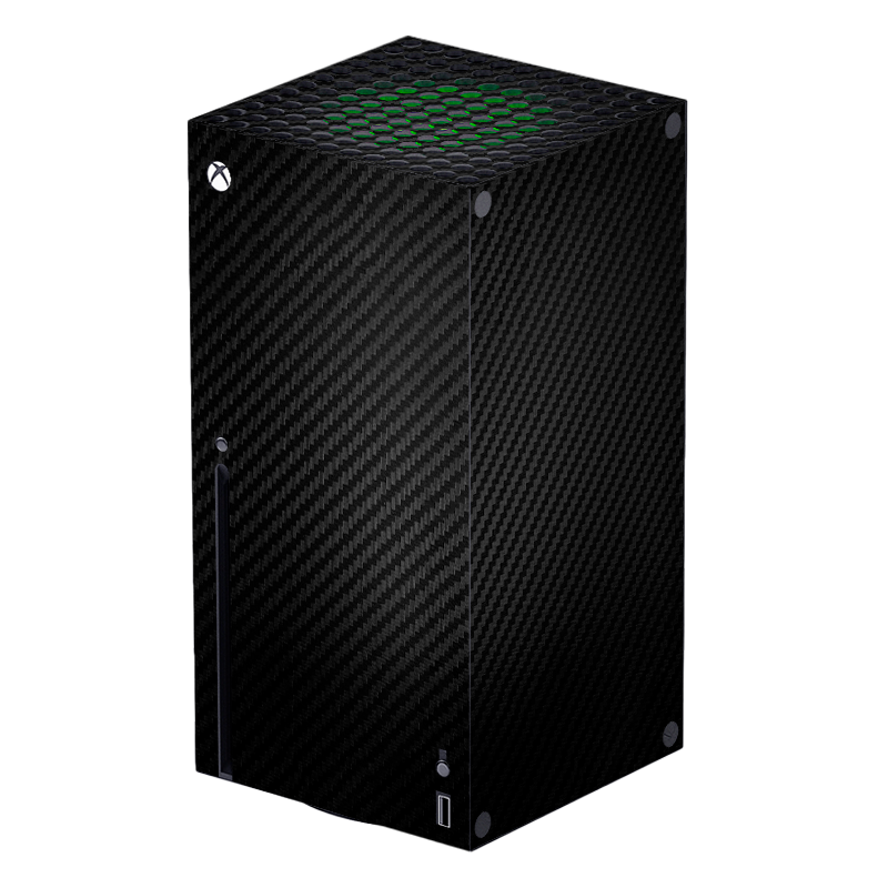 Fibra Carbono Negro Skin Xbox Series X