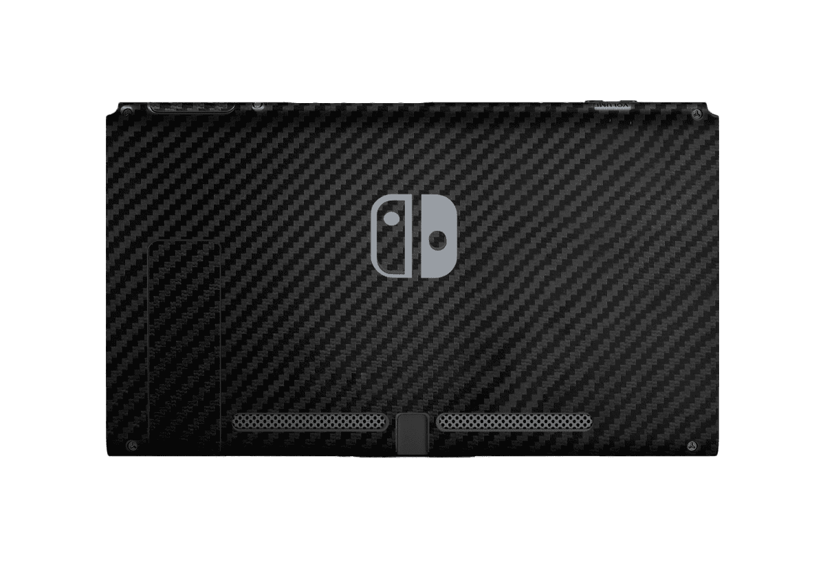 Fibra Carbono Negro Skin Nintendo Switch (2017) Xonebrand