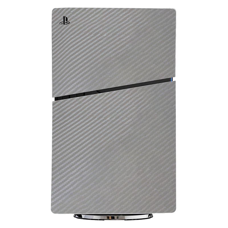 Fibra Carbono Gris Skin Playstation 5 Slim