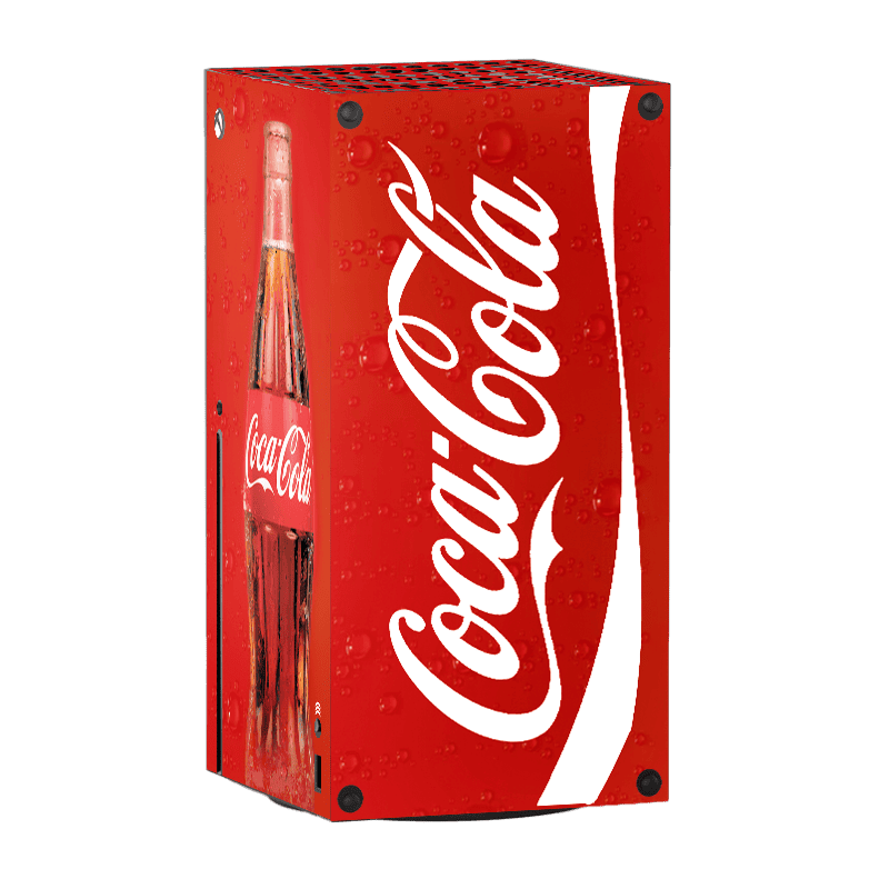 Coca-Cola Style Xbox Series X Skin Xonebrand