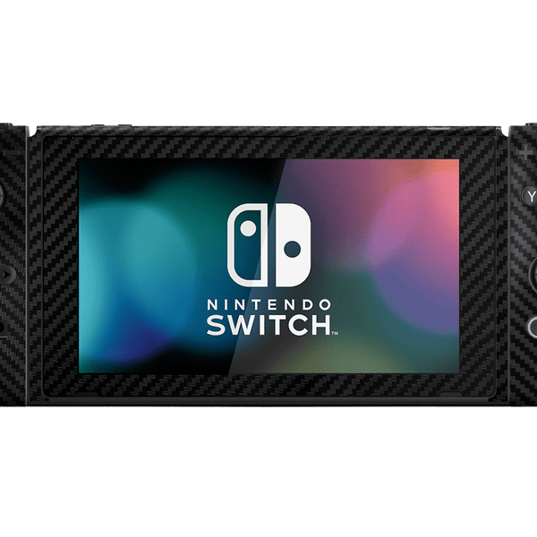 Black Carbon Fiber Skin Nintendo Switch (2017)