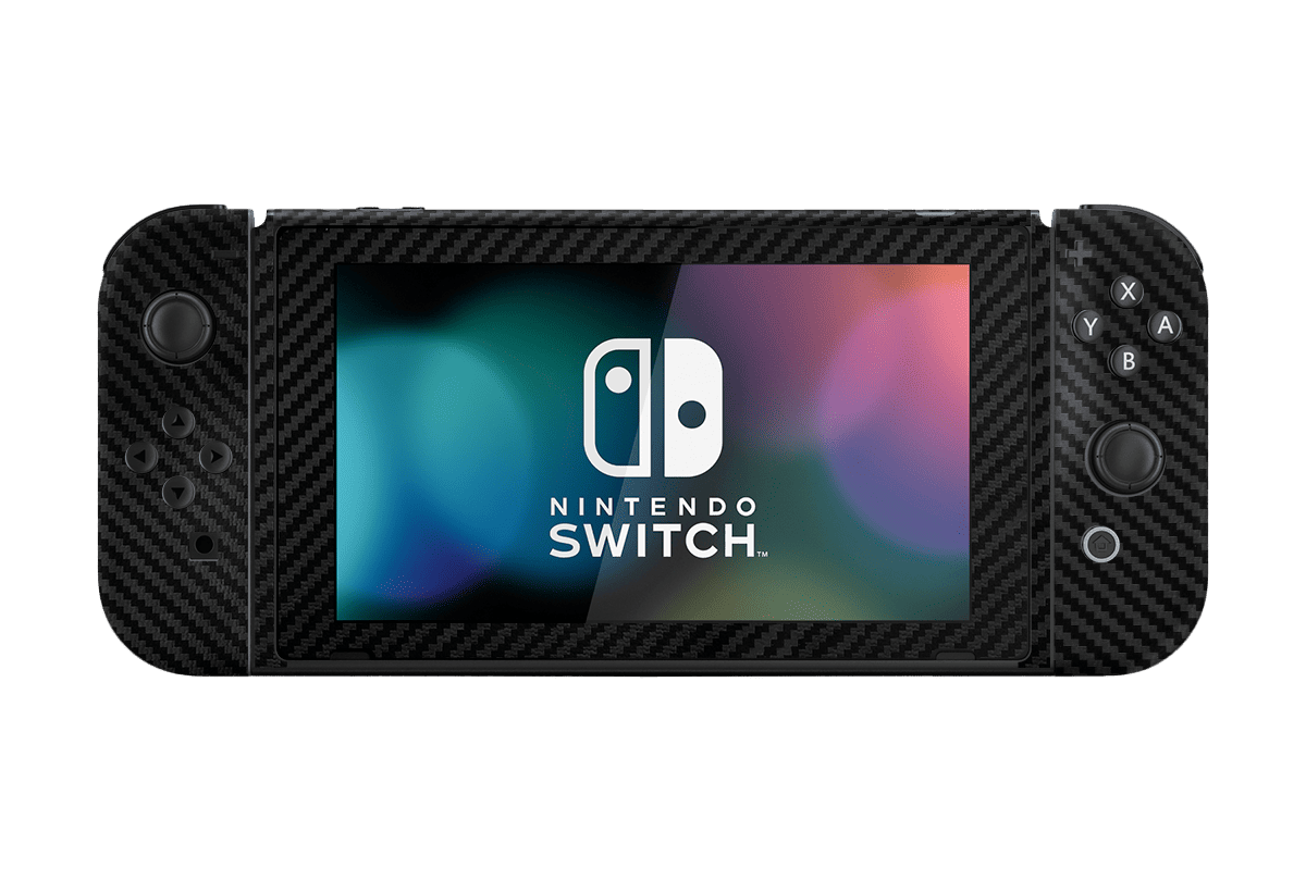 Fibra Carbono Negro Skin Nintendo Switch (2017) Xonebrand