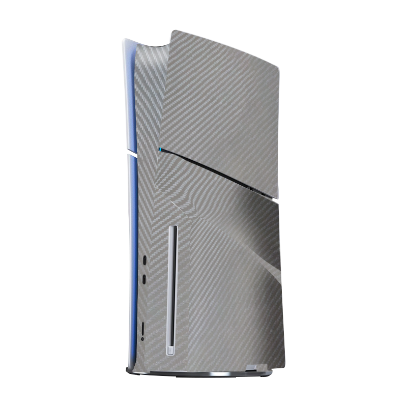 Fibra Carbono Gris Skin Playstation 5 Slim