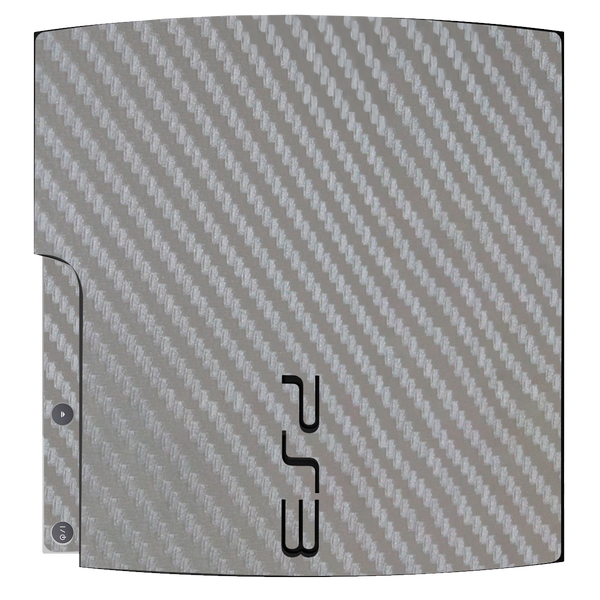 Fibra Carbono Gris Skin Playstation 3 Slim