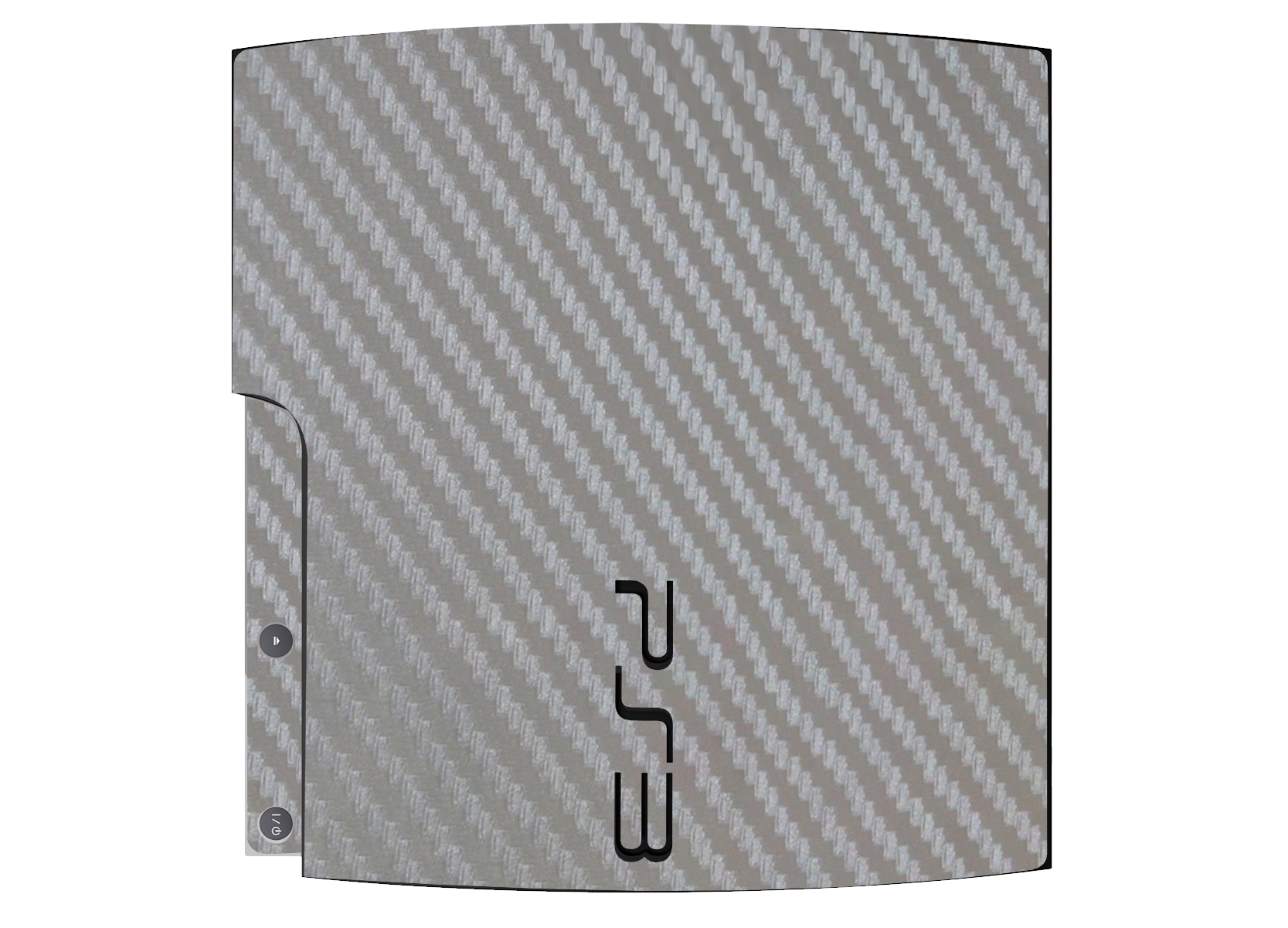 Fibra Carbono Gris Skin Playstation 3 Slim