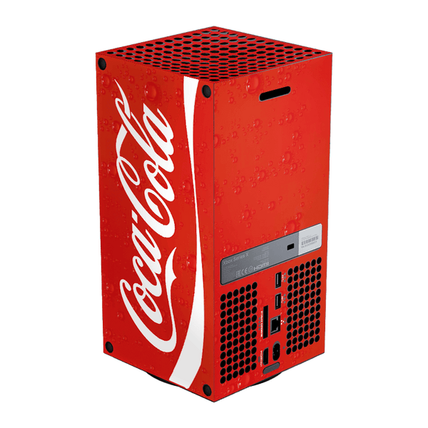 Coca-Cola Style Xbox Series X Skin Xonebrand