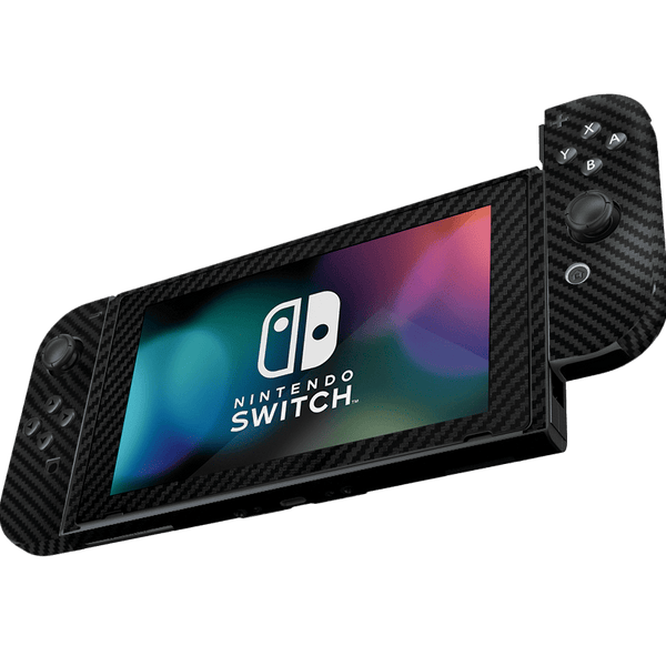 Black Carbon Fiber Skin Nintendo Switch (2017)