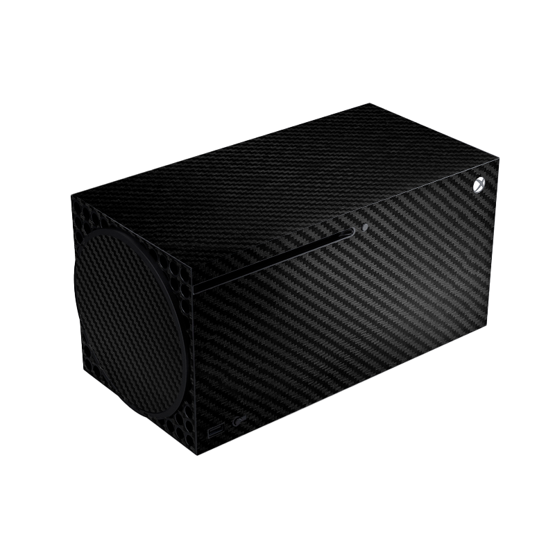 Fibra Carbono Negro Skin Xbox Series X