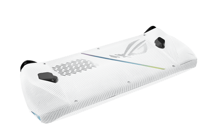 Fibra Carbono Blanco Asus Rog Ally Handheld Gaming Computer Skin