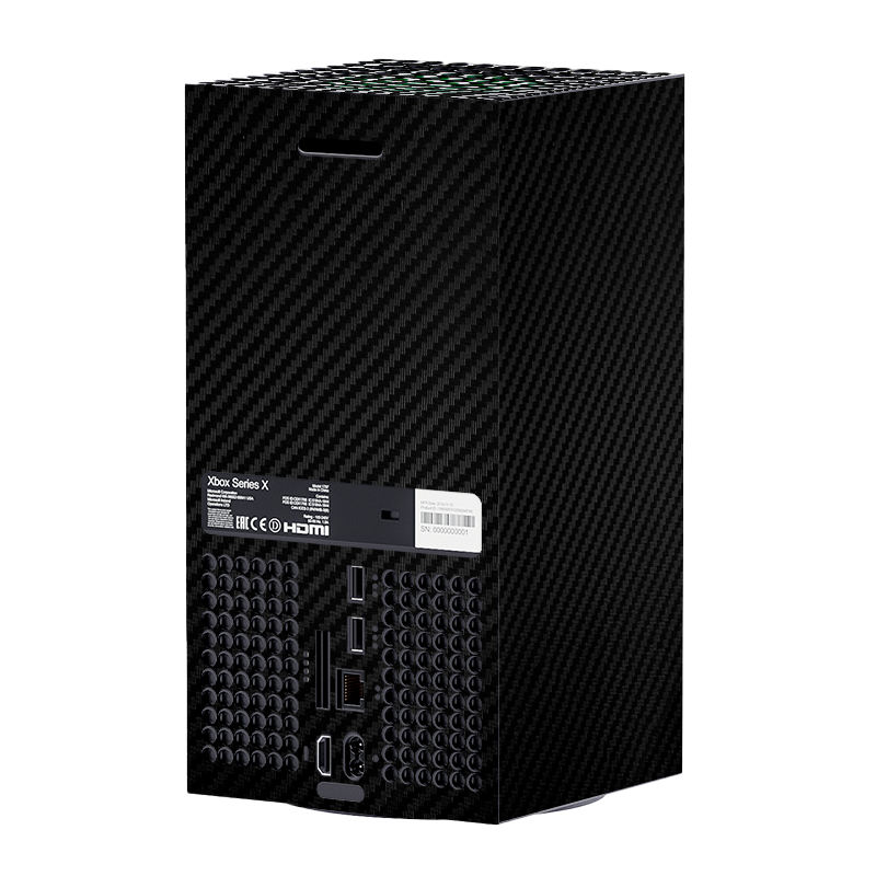 Fibra Carbono Negro Skin Xbox Series X